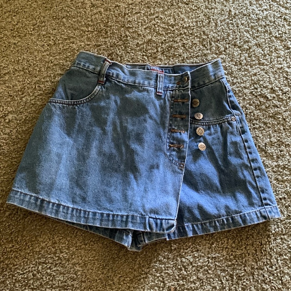 Vintage Squeeze Jean Skort